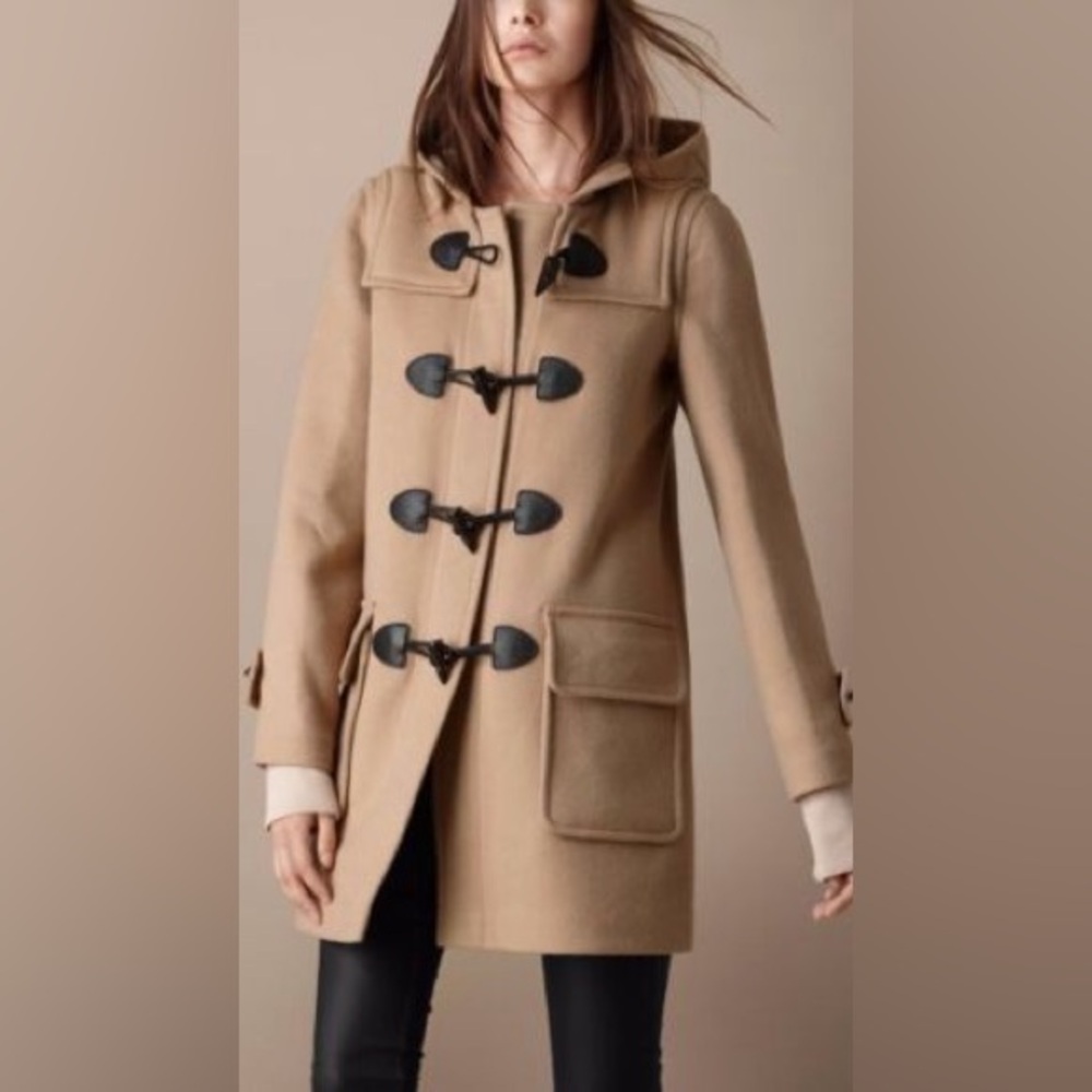 Burberry Duffle Coat in Caramel